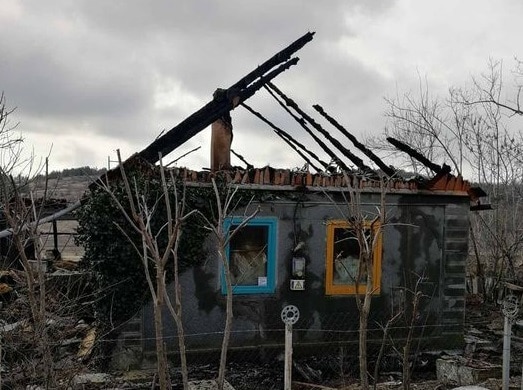 На Одещині спалили хату палкому прихильнику орків