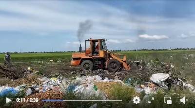 На Одещині фермери допомогли сільраді побороти смітники