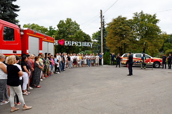На Одещині жителі міста ліквідували навчальну пожежу